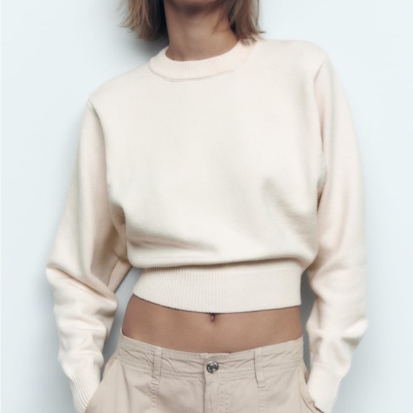 Zara Sweaters - Zara Crop Knit Sweater